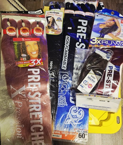 Lotto capelli treccia pre