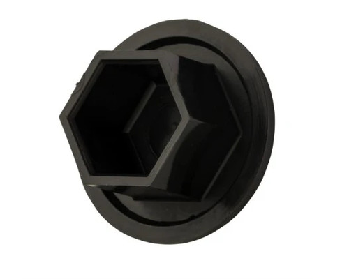 Tappo dado ruota nero - tappo,