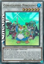 CORAGGIOSO PINGUINO • (Penguin Brave) • Super R • OP17 IT010 • Unl • YUGIOH!