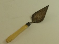 (rif288BC) Cerimoniale Sion SSC 1908 Cazzuola Bovino Bovino Osso Placcato Argento