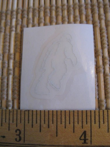 Adesivo piccolo bianco - , yeti