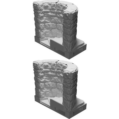 Scala chiocciola con - chiocciola, muro