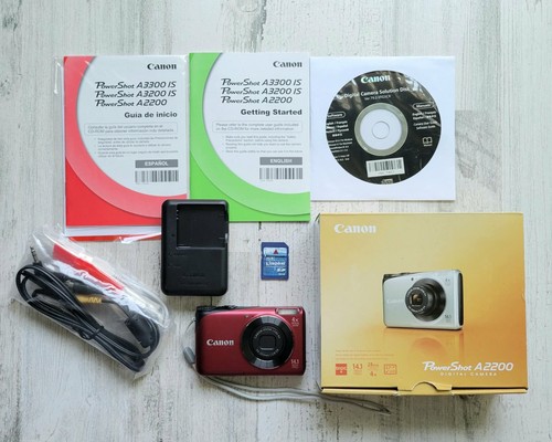 Canon powershot a2200 rosso - canon,