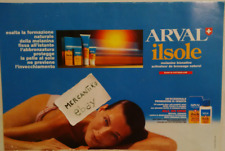 ARVAL ILSOLE 1999 VINTAGE PUBBLICITÀ ADVERTISING WERBUNG CLIPPING