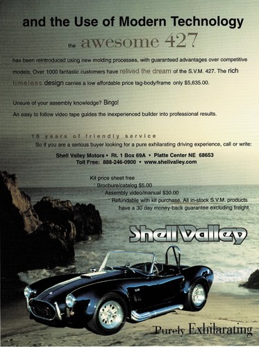 Shell valley cobra 427 - shell,
