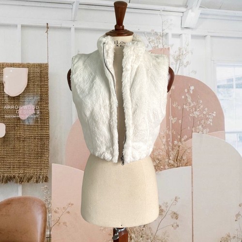 Smanicato gilet ecopelliccia - smanicato,
