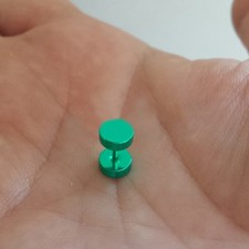 Donna Piercing Uomo Orecchino Dilatatore Finto Fake Plug Punk Emo to