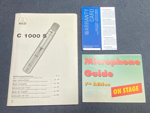 Akg c1000s microfono - akg,