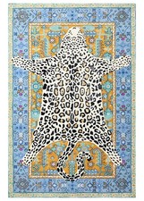 Blu bianco handmade - blu,