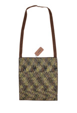 Borsa Tote Missoni in tessuto lurex nei toni del marrone