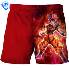 Pantaloncini da bagno Costume da Spiaggia Uomo Dragon Ball Mini Goku SSJ God