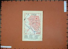 Vecchia Stampa Antica 1891