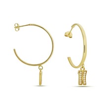 Orecchini Donna ALVIERO MARTINI 1a Classe ST991 Argento 925% Gold Dorato