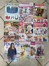 x 9 RIVISTE CUCITO BURDA