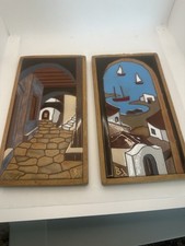 Lotto 2 piastrelle ceramica