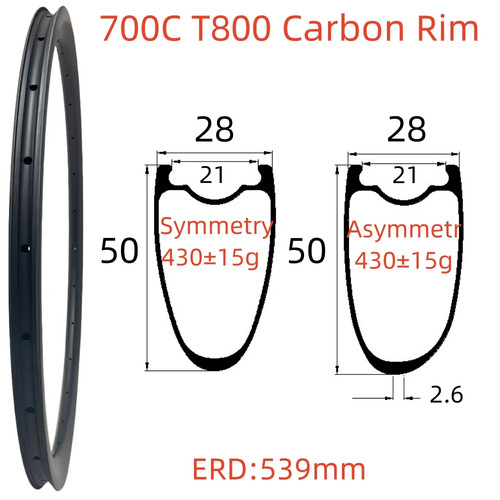 Cerchio carbonio bici - , ghiaia
