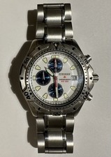 Citizen Promaster Chronograph WR200 – White Dial – Men’s Watch – 200M