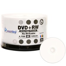 50 Smartbuy DVD+RW 4x 4,7 GB