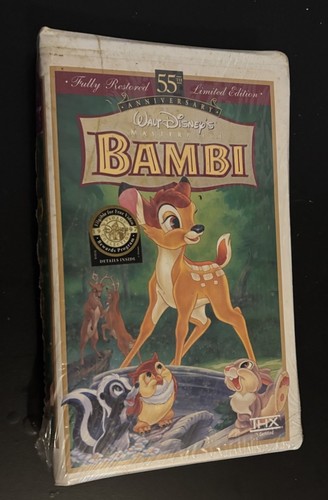 Vintage vhs bambi - vhs, 55th