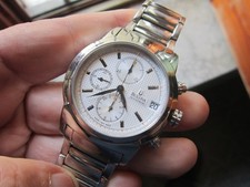 BULOVA ACCUTRON CHRONOGRAPH AUTOMATICO 25 RUBIS , SWISS MADE, CASSA ACCIAIO