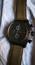 Fossil Chronograph Uomo Verde Militare – Batteria nuova, perfetto e originale
