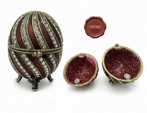 Faberge uovo ceramica - ceramica, bronzo