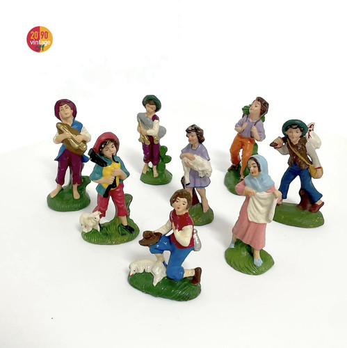 Statuine presepe vintage - , gesso