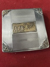 Portasigarette in argento 800 - anni '20-'30 - Ottime condizioni!