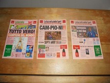 LOTTO 3 CARTOLINE PROMO GAZZETTA DELLO SPORT MONDIALI LUGLIO 2006