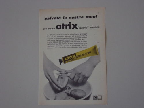 Advertising pubblicità 1960 - advertising,