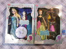Frozen Deluxe Singing Dolls ORIGINALE 2011 ESCLUSIVO ELSA ANNA OLAF SET COMPLETO