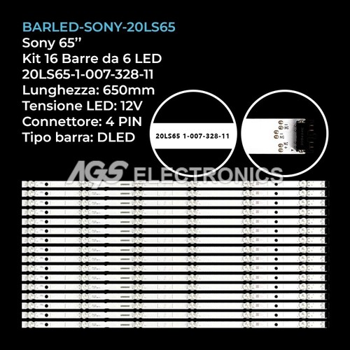 Kit barre strip led tv - 6,