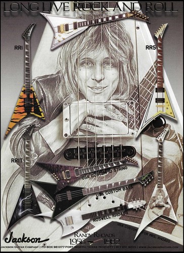 Pubblicità chitarra jackson - pubblicità,
