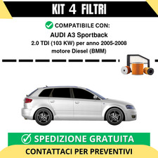 Kit 4 Filtri Tagliando per