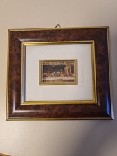 Quadro Ultima Cena Di LEONARDO su Lamina D'argento
