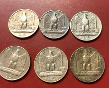 N°6  MONETE DA 5 LIRE