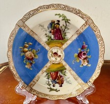 Raro antico piatto Dresda di