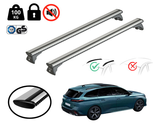 Barre portatutto per peugeot - barre,