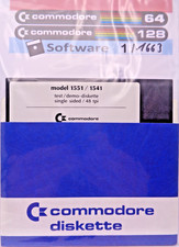 COMMODORE 64/128 -- MODELLO 1551 / 1541 TEST / DEMO-DISKETTE SS (COMMODORE - DISCO)
