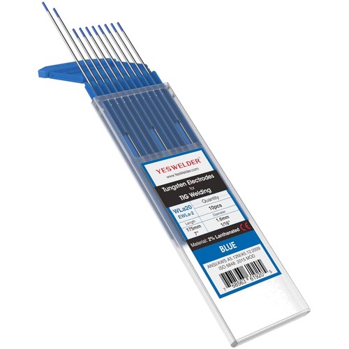 Elettrodi tungsteno tig 6mm - elettrodi,