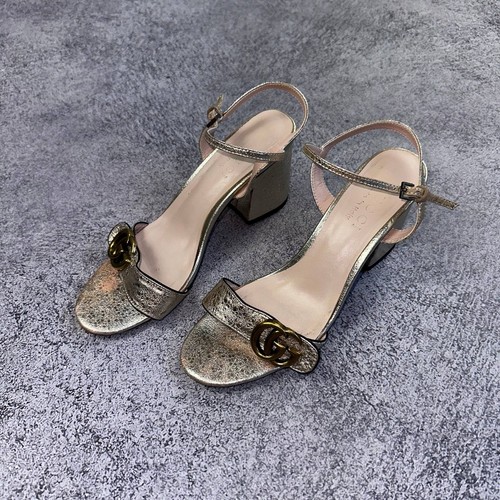 Sandali gucci pelle oro - sandali,