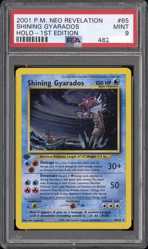 Shining gyarados 1st holo - gyarados,