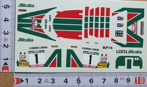Decals lancia stratos hf - decals, hf-