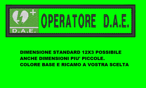 Toppa patch operatore - , dae