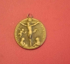 Vecchia piccola medaglia SS Crocefisso-retro Madonna