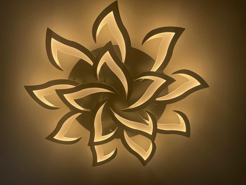 Lampadario led fiore