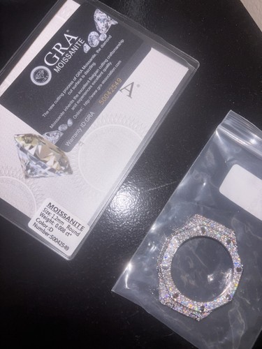 Iced out moissanite casio - iced,