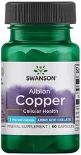 SWANSON, ALBION COPPER 2mg