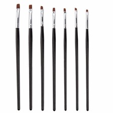 7 PZ PENNELLI SET NAIL SMALTO