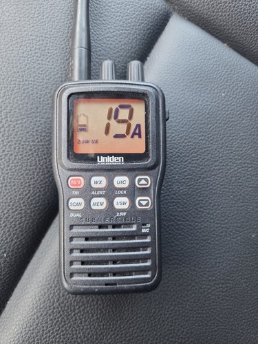 Uniden mhs75 radio vhf - uniden, marina